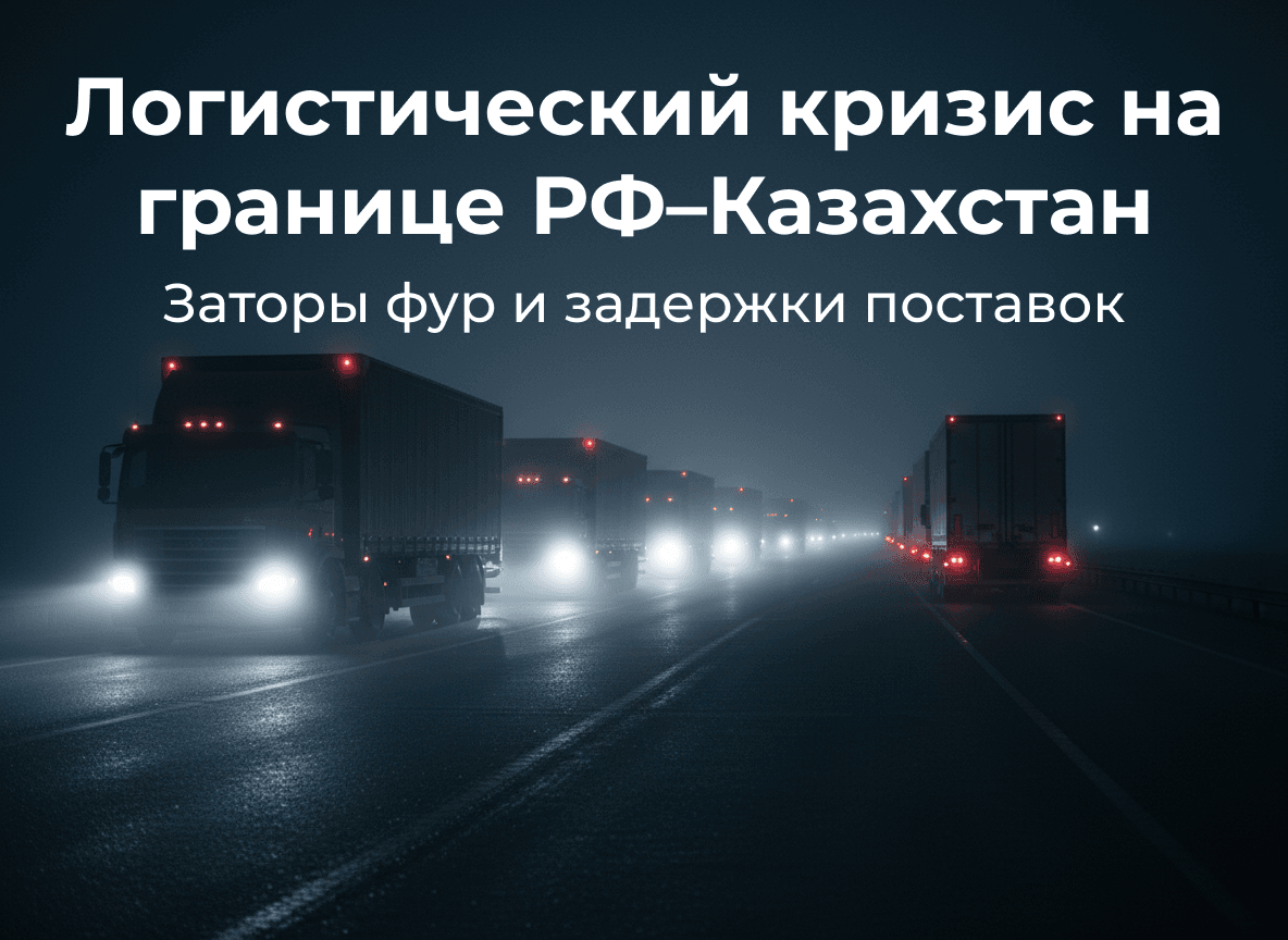 Логистический кризис на границе РФ–Казахстан